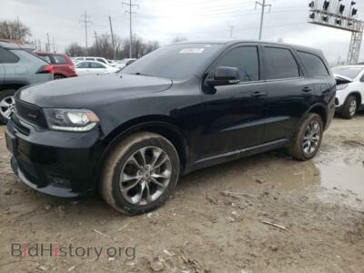 2019 Dodge DURANGO Durango GT, черный — VIN 1C4RDJDG9KC705793, Copart