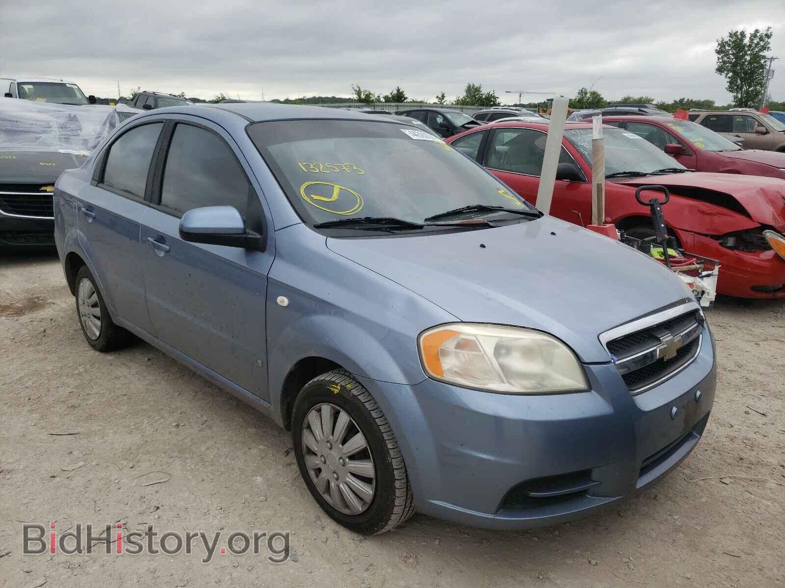 Фотография KL1TD56637B132573 - CHEVROLET AVEO 2007