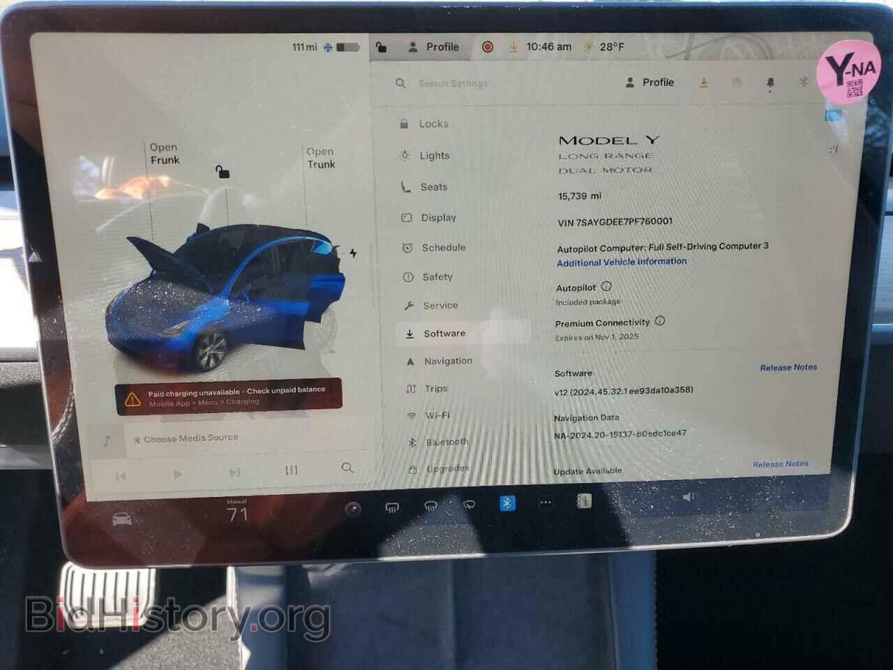 2023 TESLA MODEL Y - VIN: 7SAYGDEE7PF760001 - Фото 9