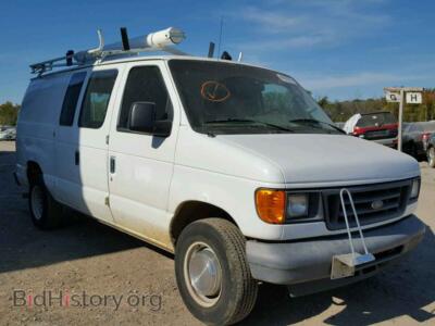 2006 Ford ECONOLINE, white — VIN 1FTNE24L76HA15208, Copart