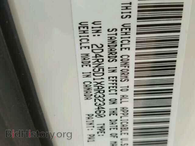 2010 DODGE CARAVAN - VIN: 2D4RN5D1XAR323460 - Фото 10