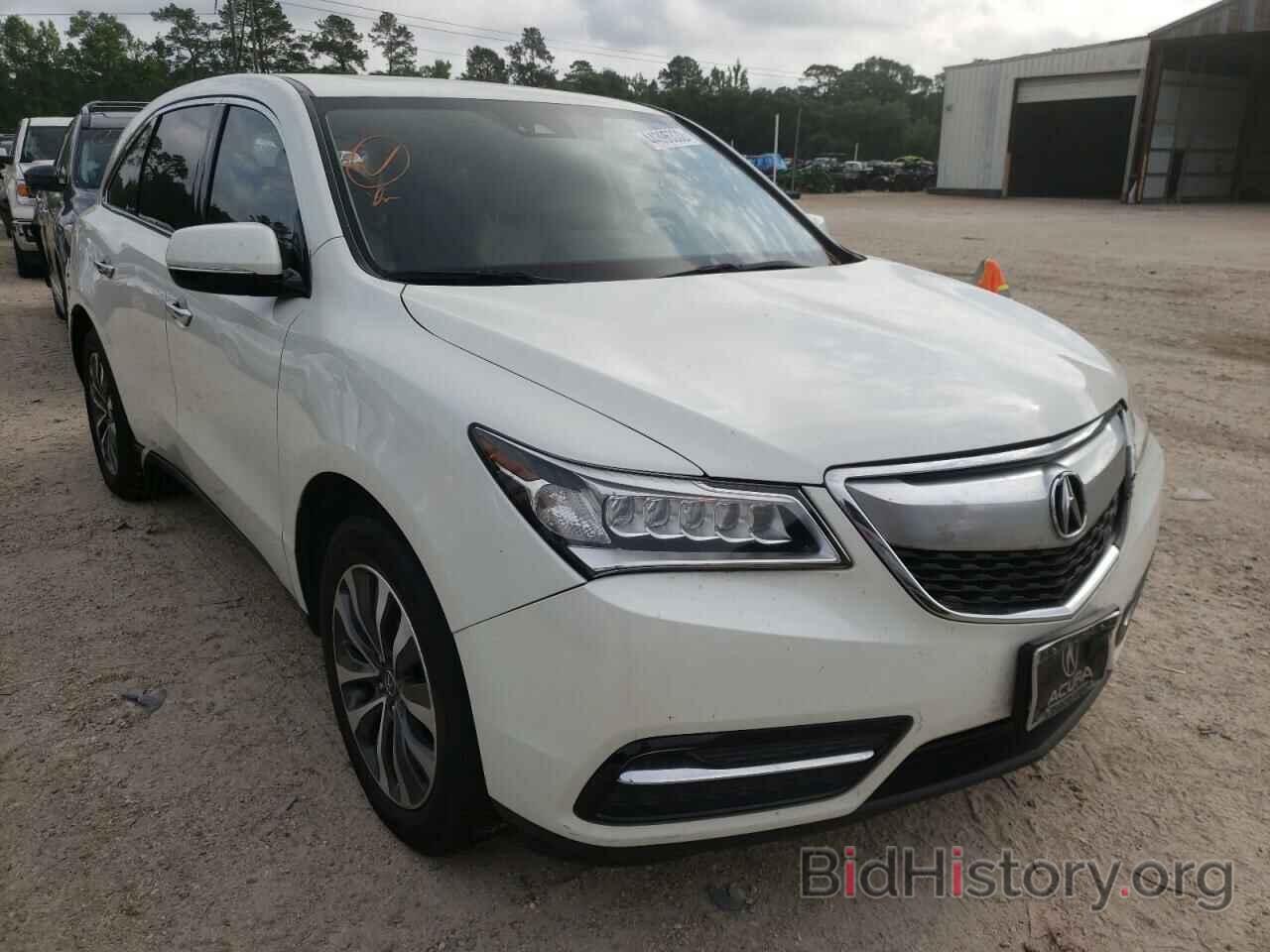 Фотография 5FRYD4H4XGB056401 - ACURA MDX 2016