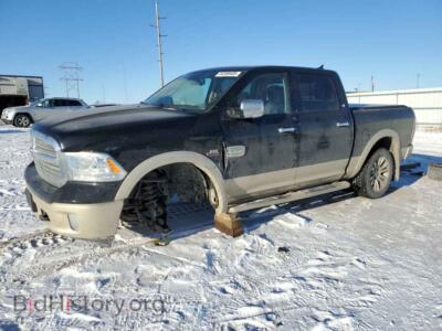 2013 RAM 1500 Longhorn, черный — VIN 1C6RR7PT8DS606721, Copart