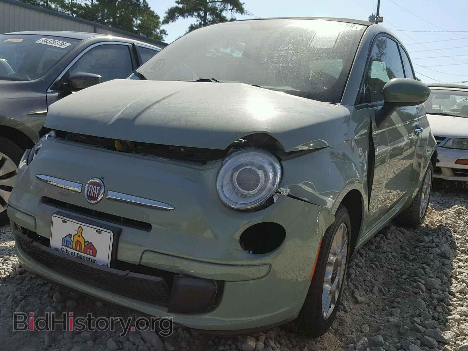 2012 FIAT 500 - VIN: 3C3CFFDR3CT381734 - Фото 2