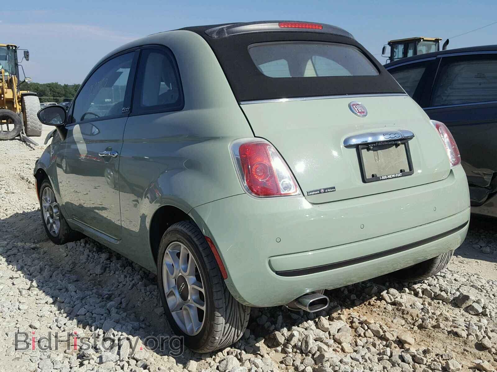 2012 FIAT 500 - VIN: 3C3CFFDR3CT381734 - Фото 3