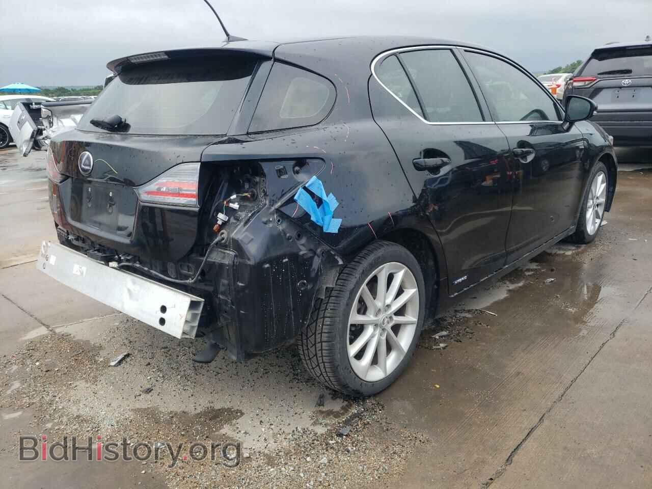 2012 LEXUS CT 200 - VIN: JTHKD5BH8C2103316 - Фото 4