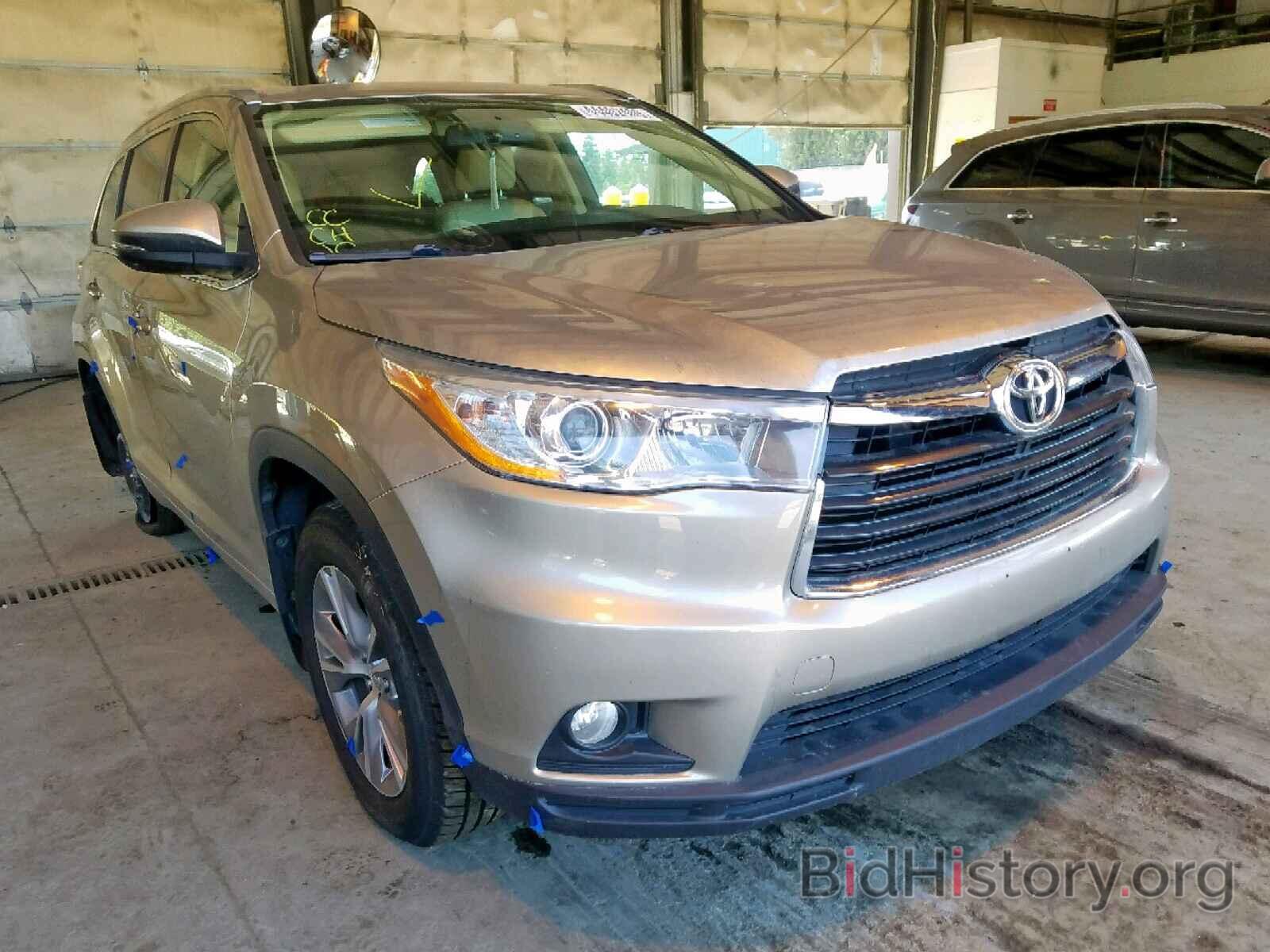 Photo 5TDJKRFH1ES059420 - TOYOTA HIGHLANDER 2014