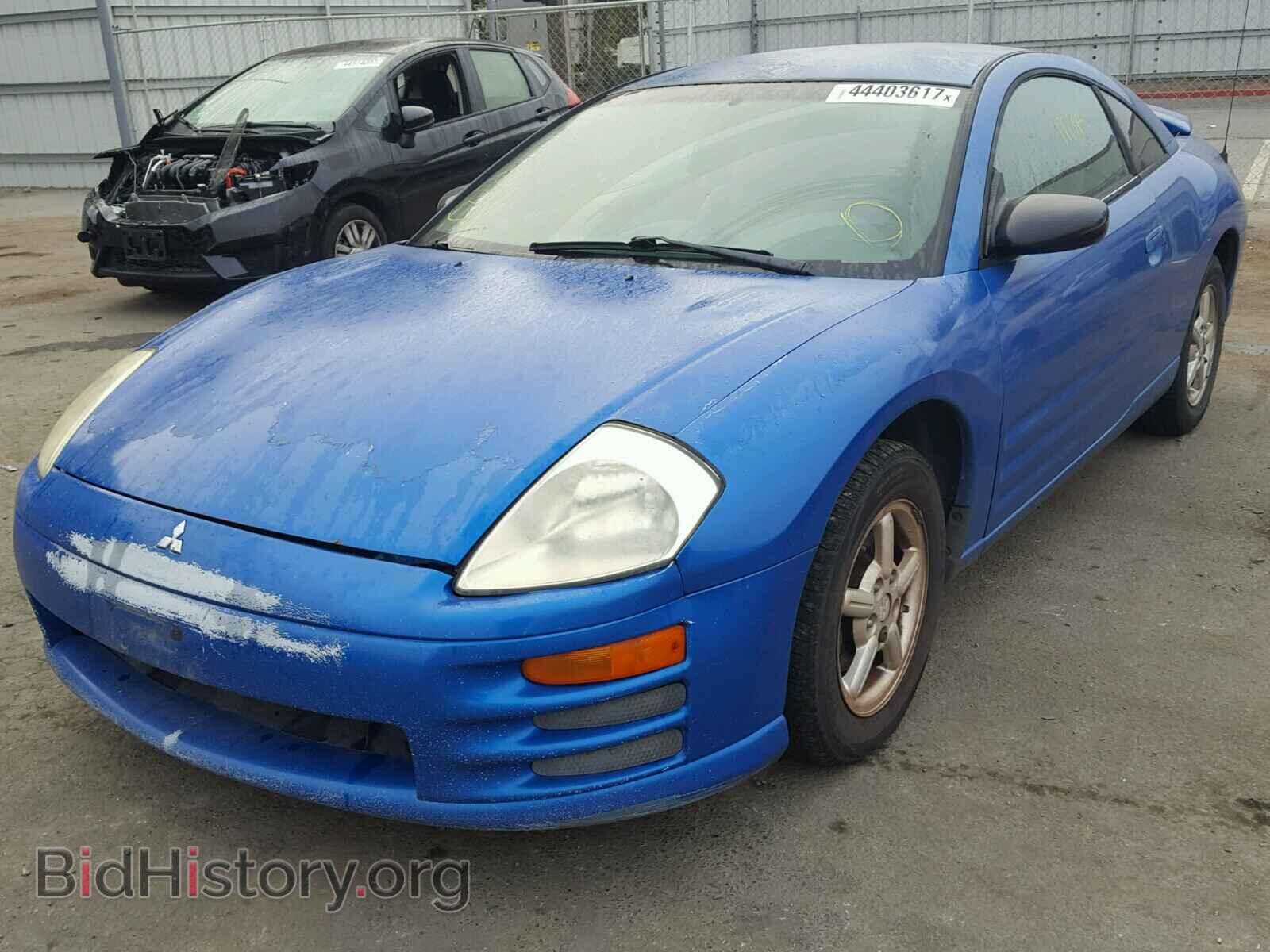 2002 MITSUBISHI ECLIPSE - VIN: 4A3AC34G12E058464 - Фото 2