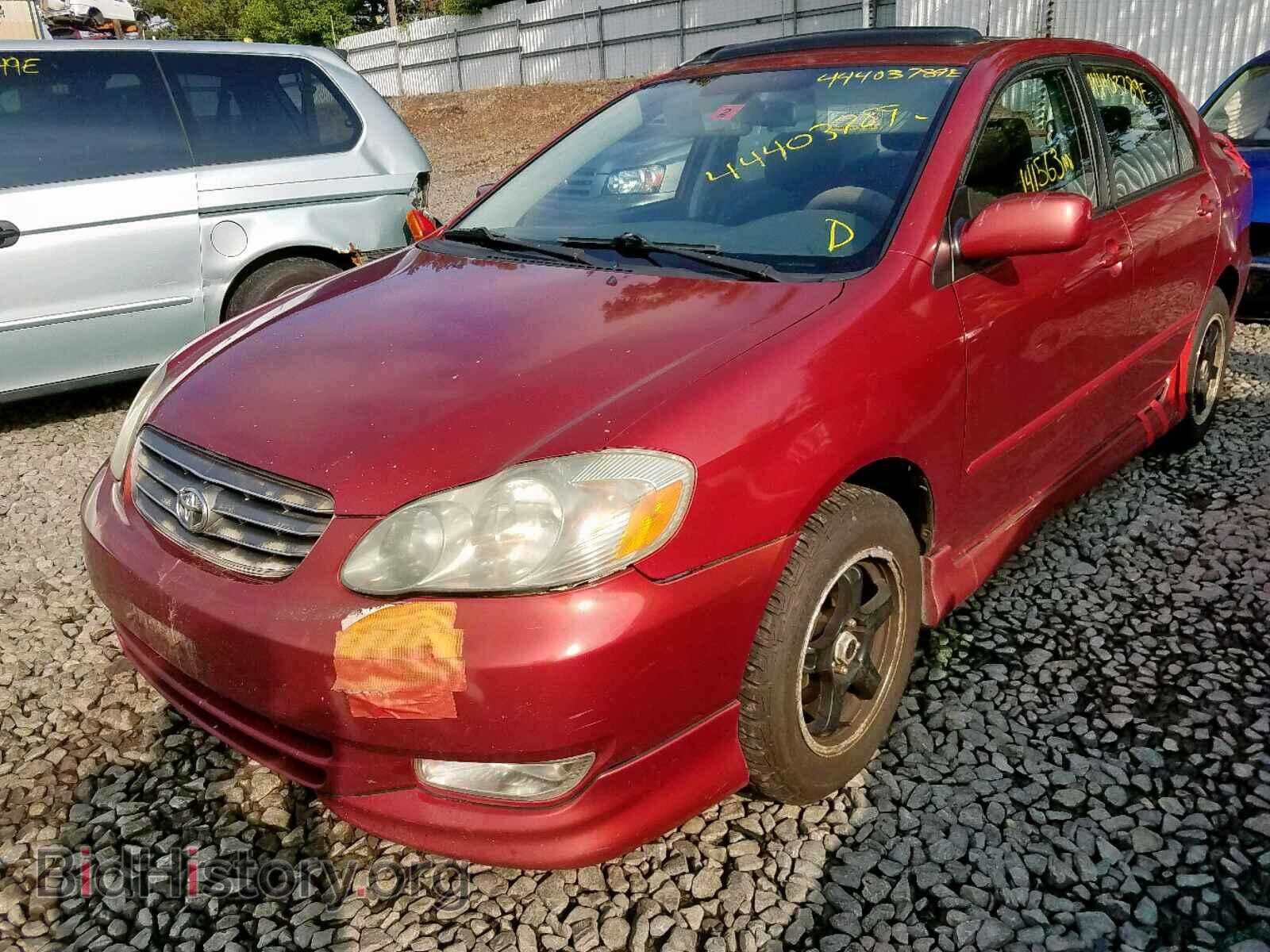 2003 TOYOTA COROLLA - VIN: 2T1BR32E53C081273 - Фото 2