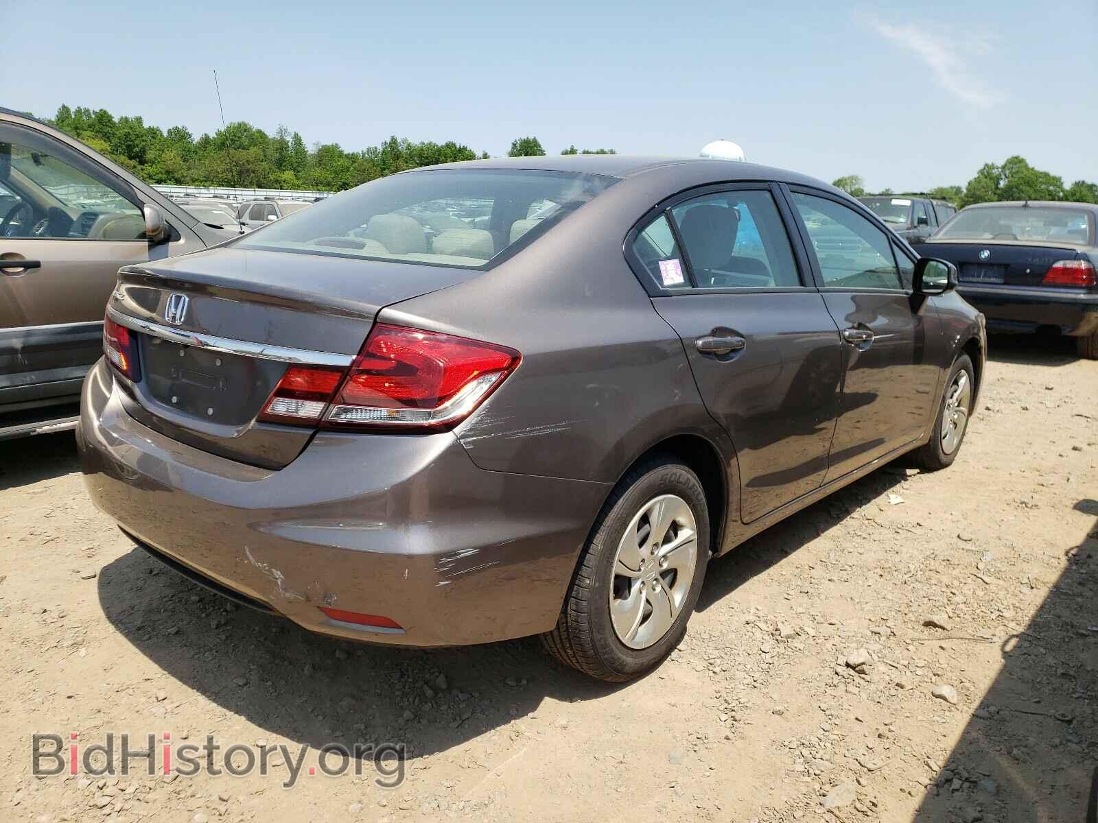 2013 HONDA CIVIC - VIN: 2HGFB2F51DH590408 - Фото 4