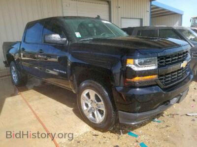 2018 Chevrolet SILVERADO, black — VIN 3GCPCPEC8JG242565, Copart