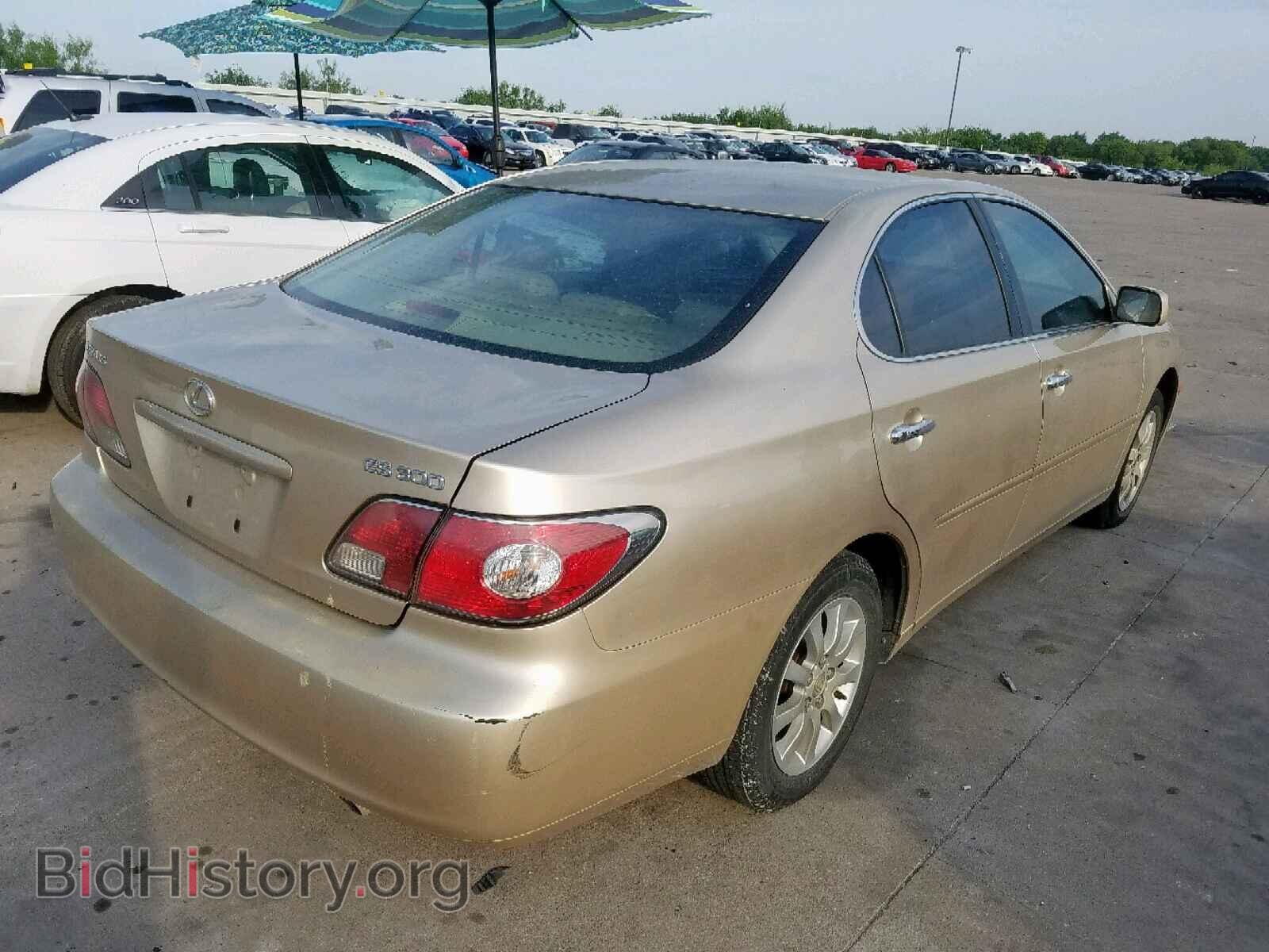 2003 LEXUS ES300 - VIN: JTHBF30G030149730 - Фото 4