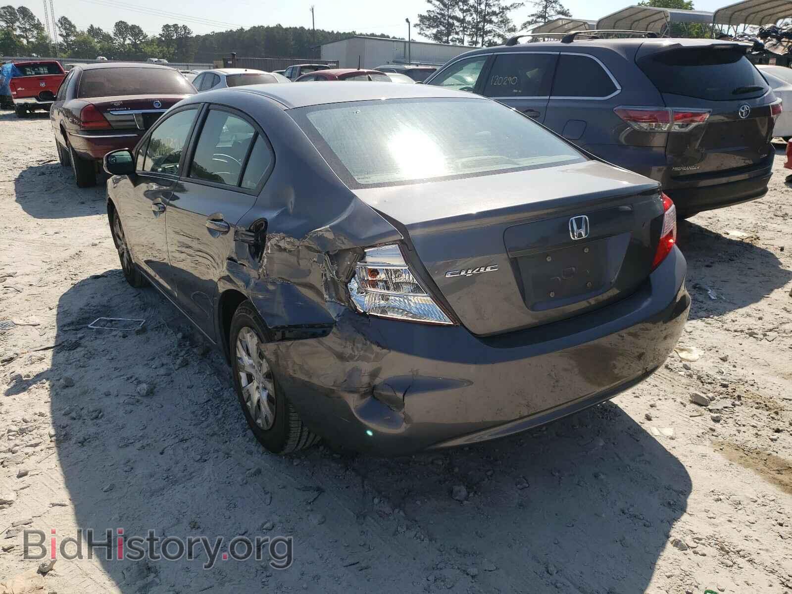 2012 HONDA CIVIC - VIN: 19XFB2F55CE037494 - Фото 3