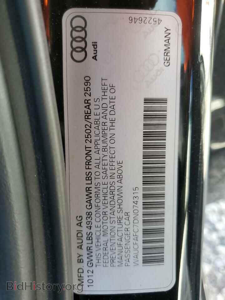 2013 AUDI A6 - VIN: WAUCFAFC7DN074315 - Photo 12
