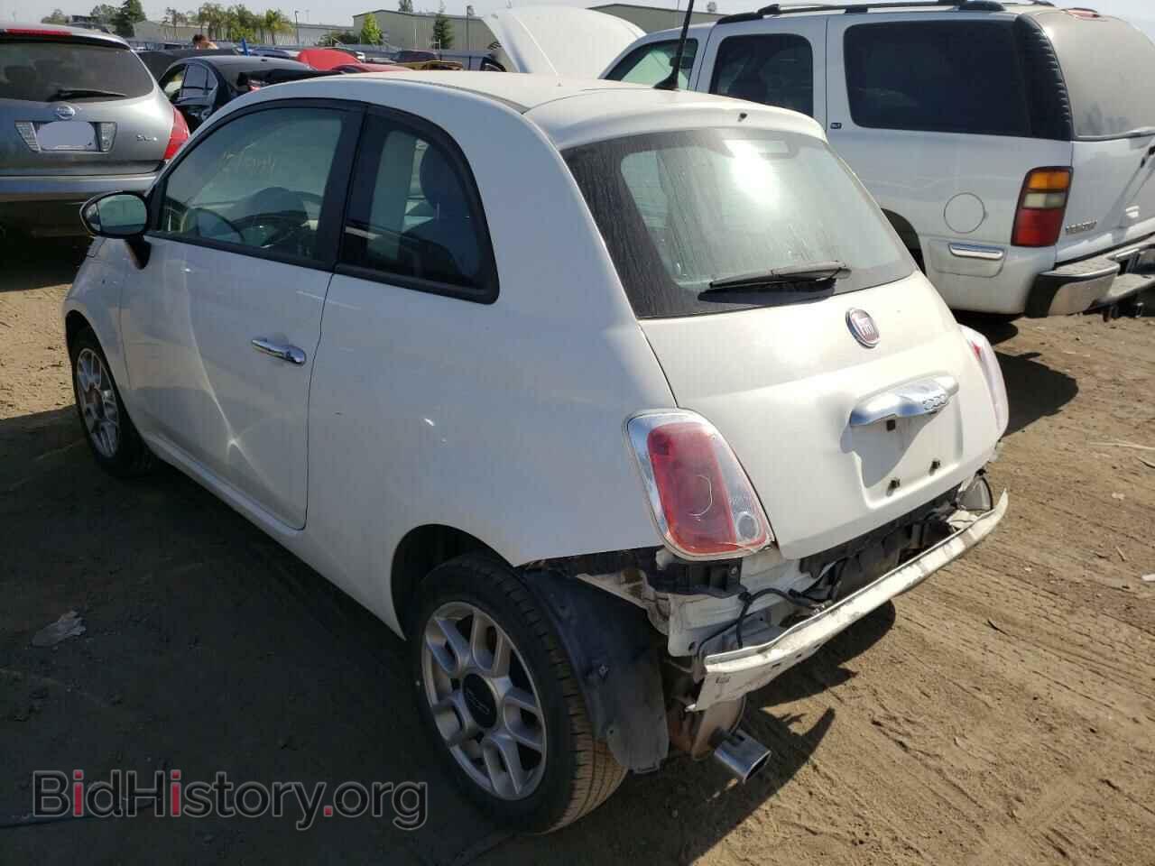 2013 FIAT 500 - VIN: 3C3CFFAR8DT689665 - Фото 3