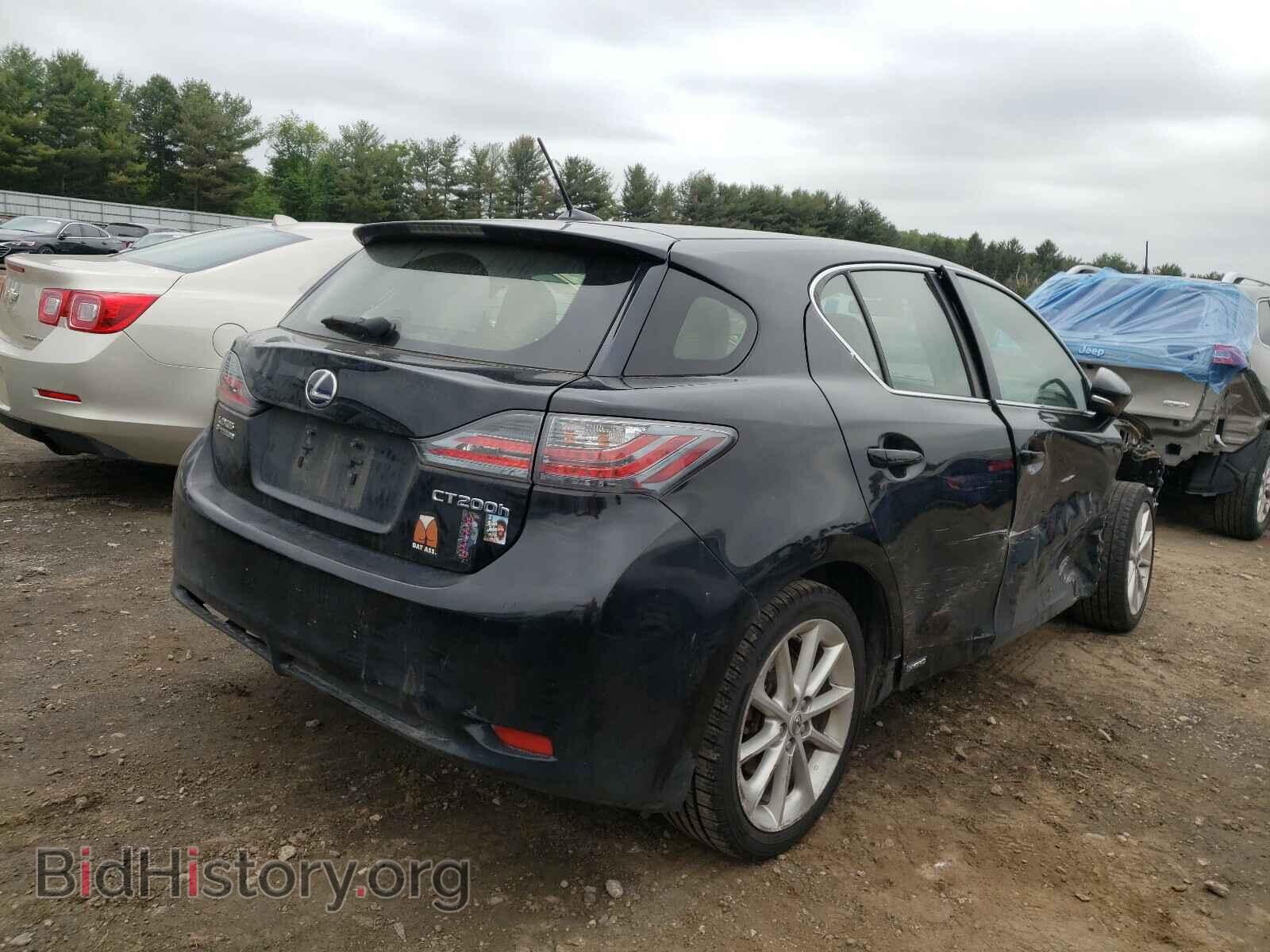 2012 LEXUS CT 200 - VIN: JTHKD5BH4C2093898 - Фото 4