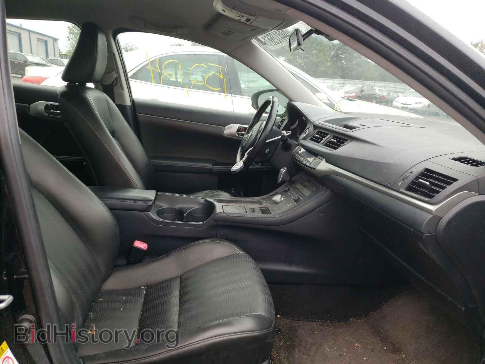 2012 LEXUS CT 200 - VIN: JTHKD5BH4C2093898 - Фото 5