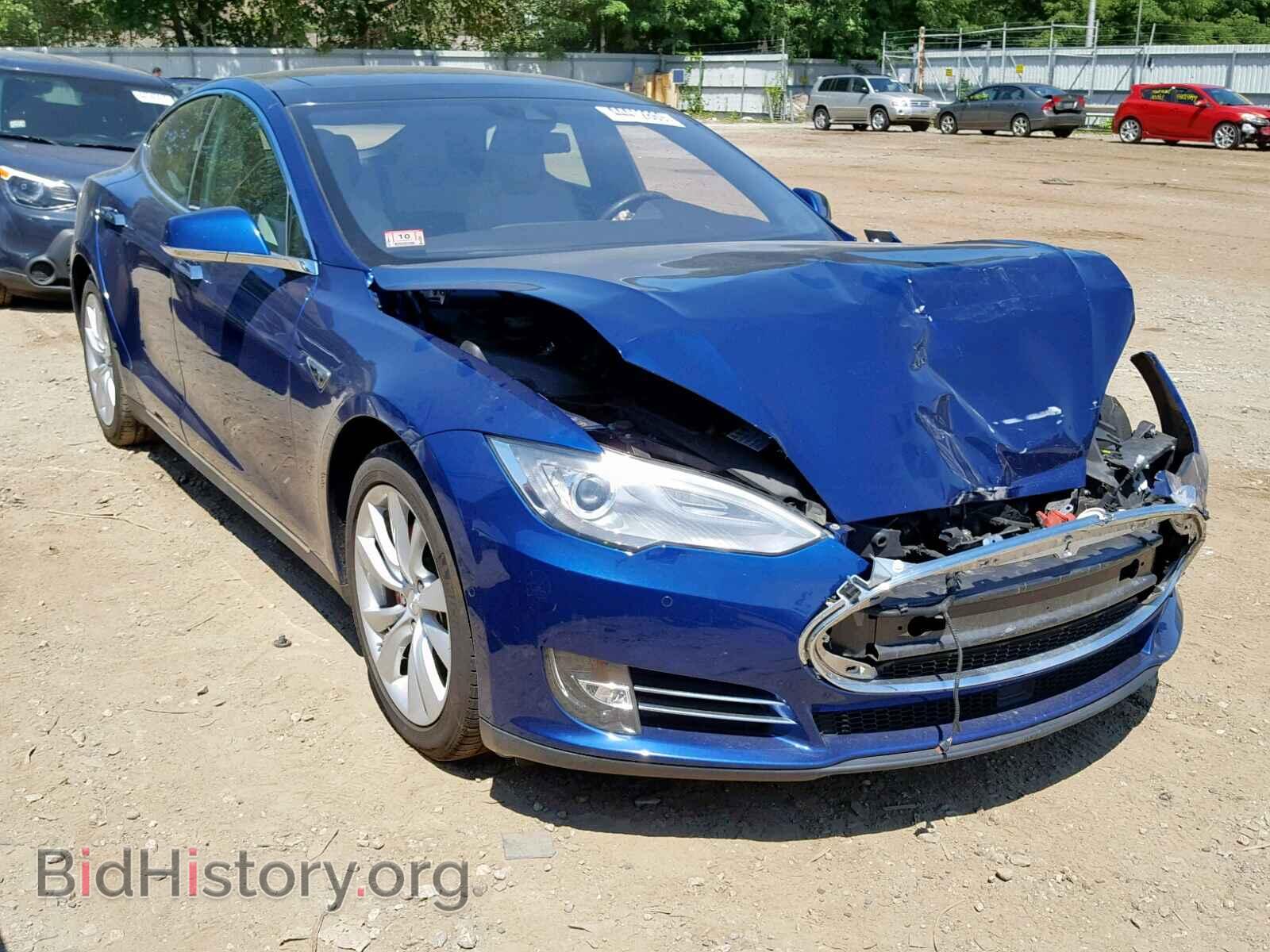 Photo 5YJSA1H44FF089682 - TESLA MODEL S P8 2015