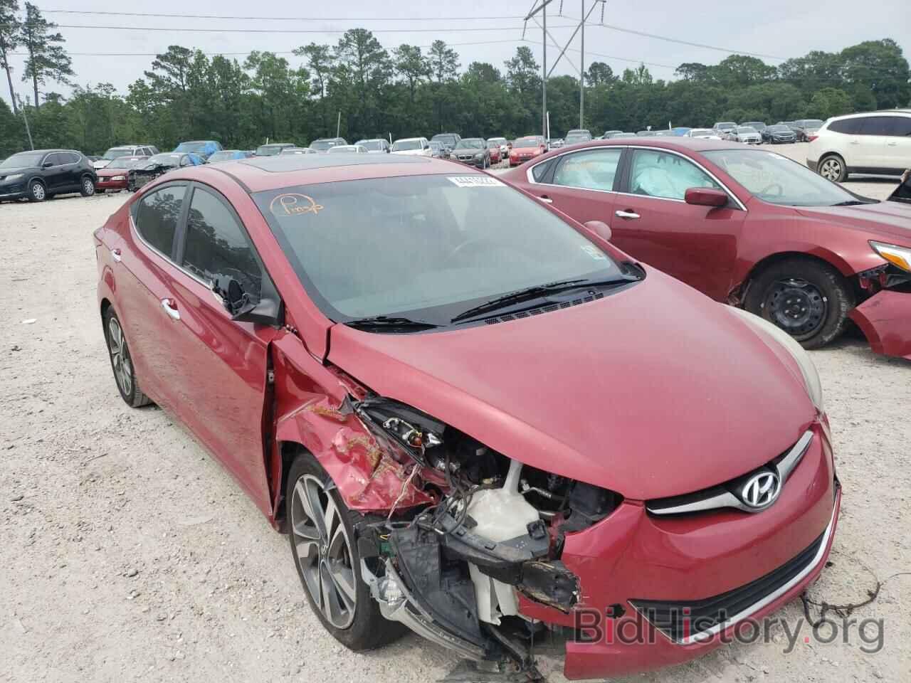 Photo KMHDH4AE8EU133631 - HYUNDAI ELANTRA 2014