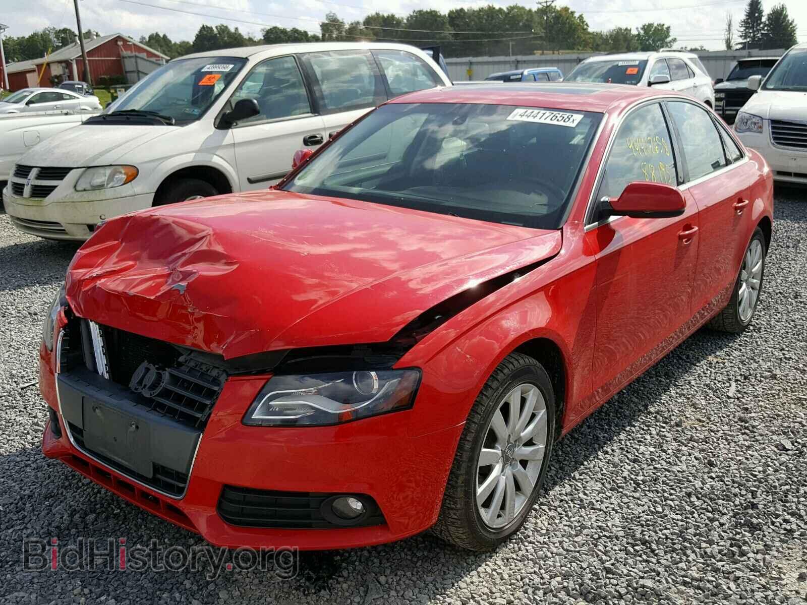 2012 AUDI A4 - VIN: WAUBFAFL0CN015097 - Фото 2