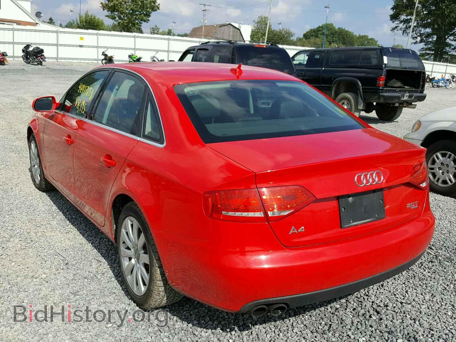2012 AUDI A4 - VIN: WAUBFAFL0CN015097 - Фото 3