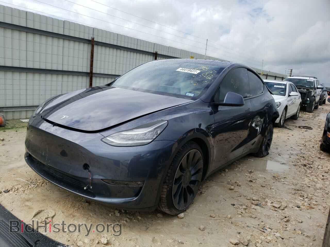2020 TESLA MODEL Y - VIN: 5YJYGDEF3LF025872 - Фото 2