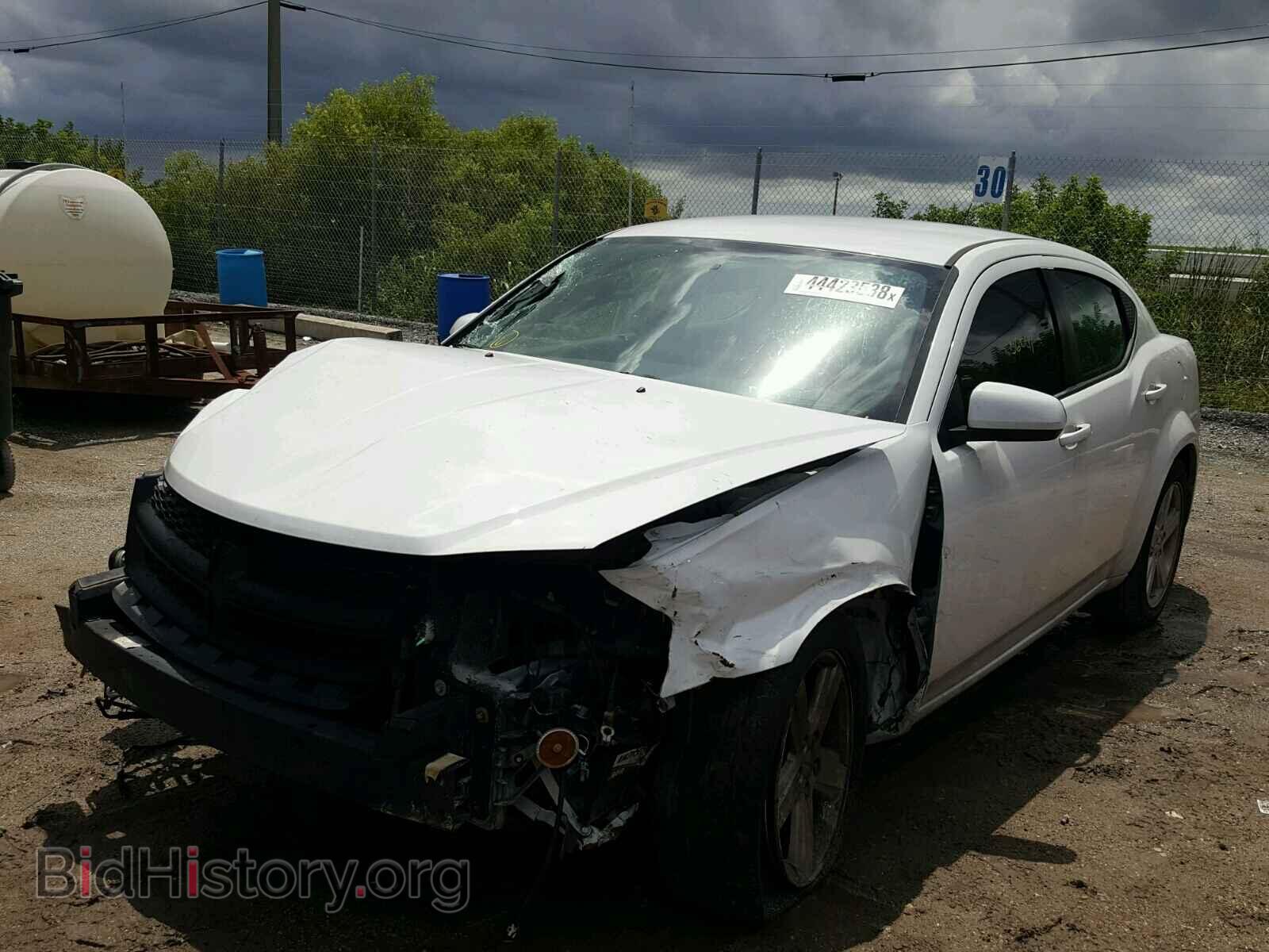 2013 DODGE AVENGER - VIN: 1C3CDZCB2DN661075 - Фото 2