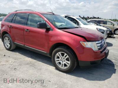 2007 Ford EDGE Edge SE, красный — VIN 2FMDK36CX7BB00609, Copart