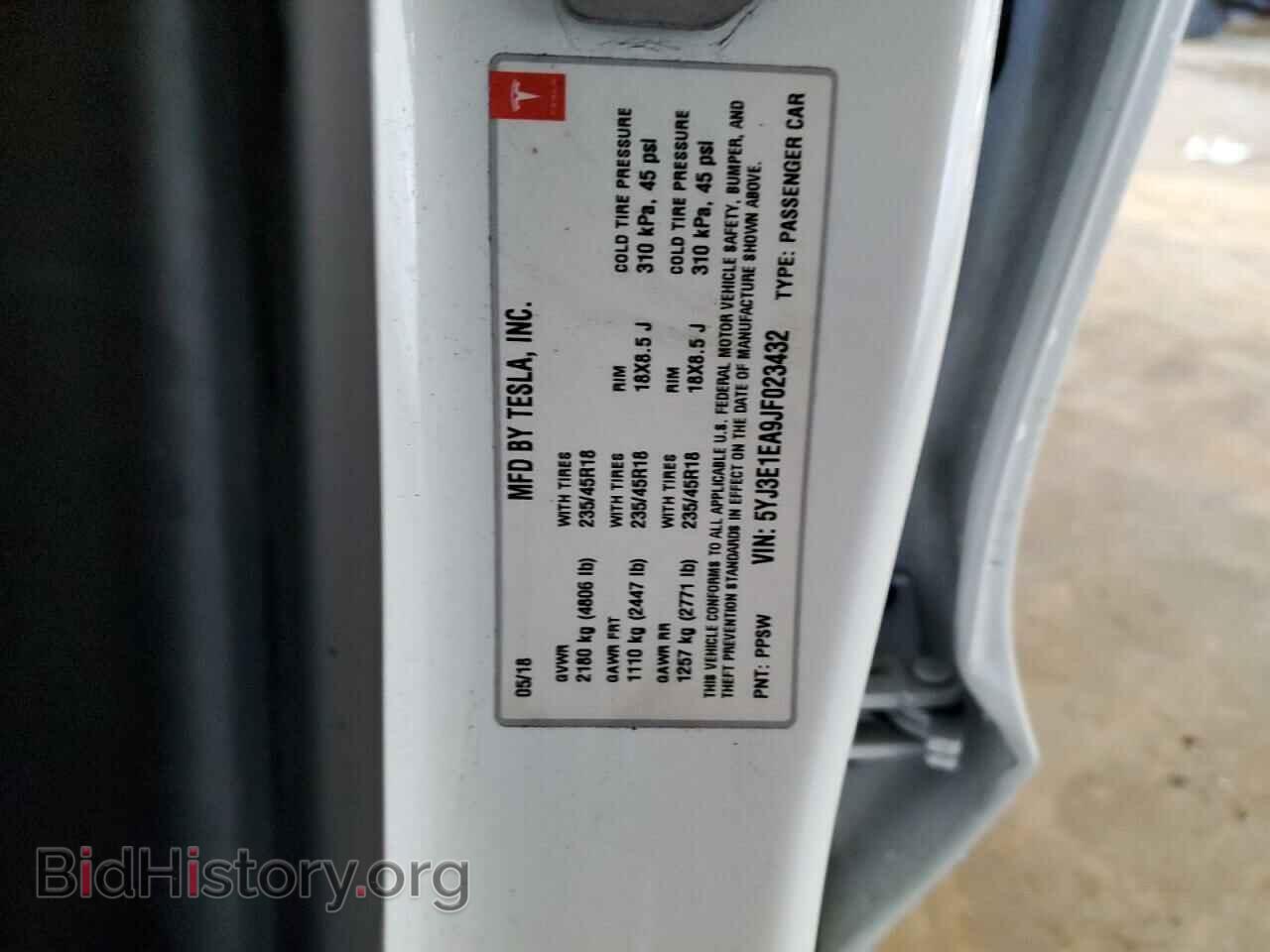 2018 TESLA MODEL 3 - VIN: 5YJ3E1EA9JF023432 - Фото 12