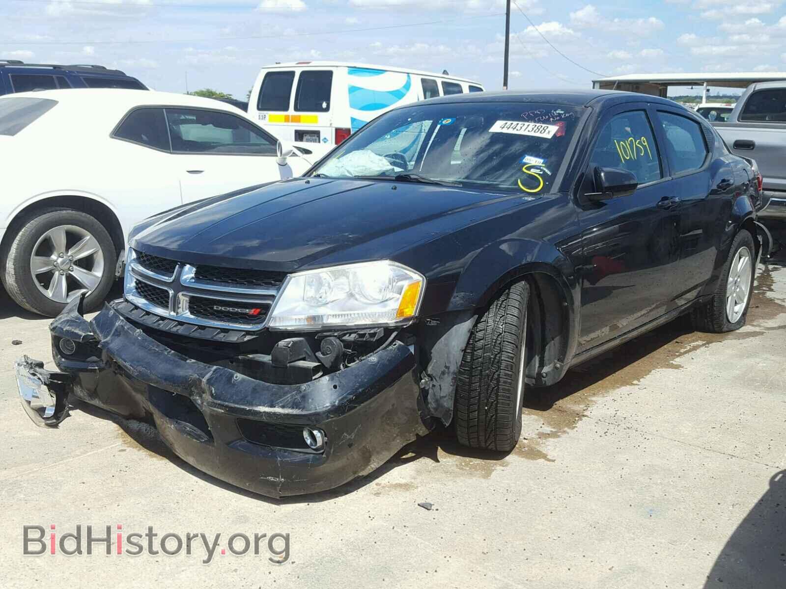 2013 DODGE AVENGER - VIN: 1C3CDZCB4DN662485 - Фото 2