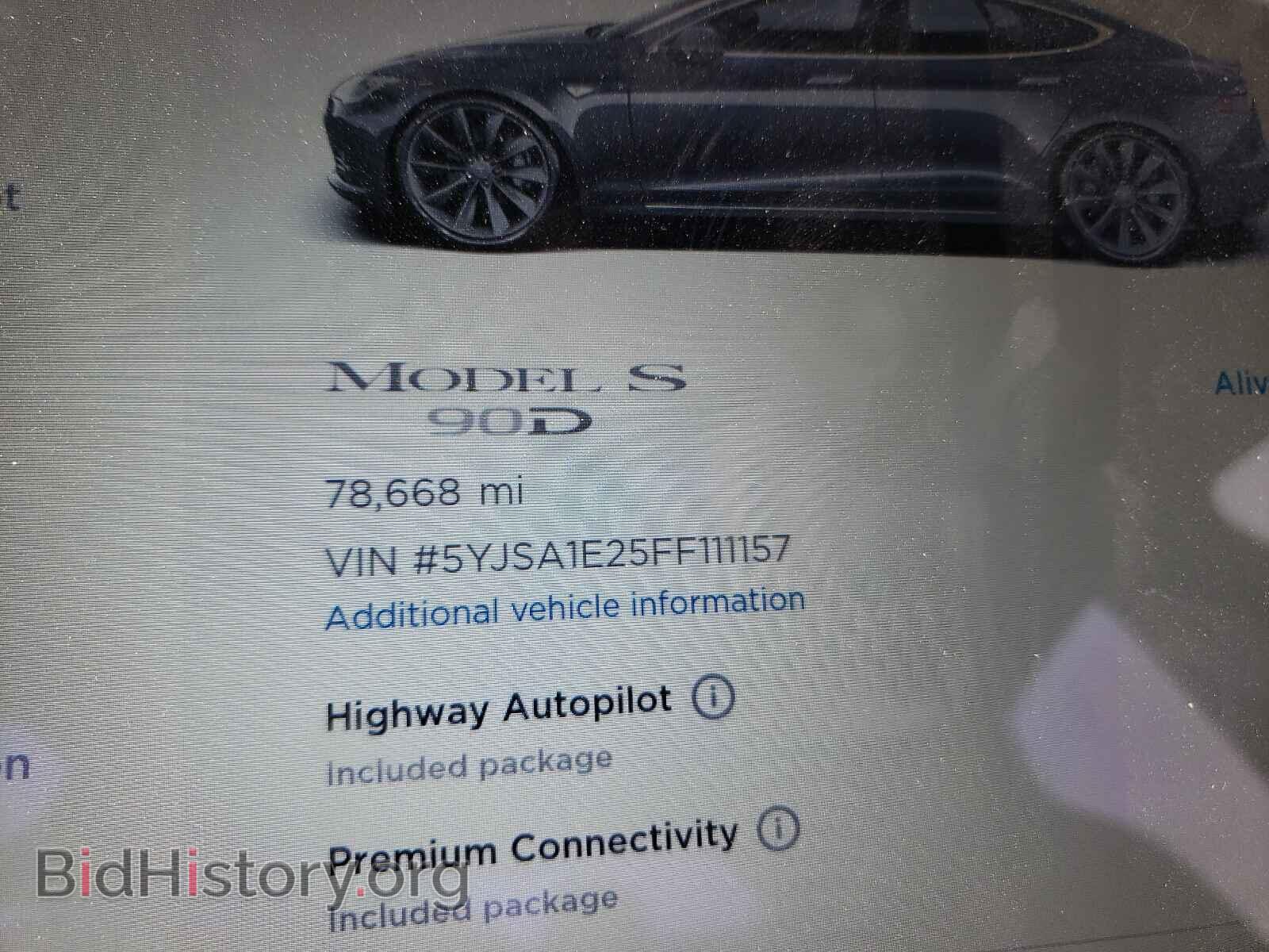 2015 TESLA MODEL S - VIN: 5YJSA1E25FF111157 - Фото 8
