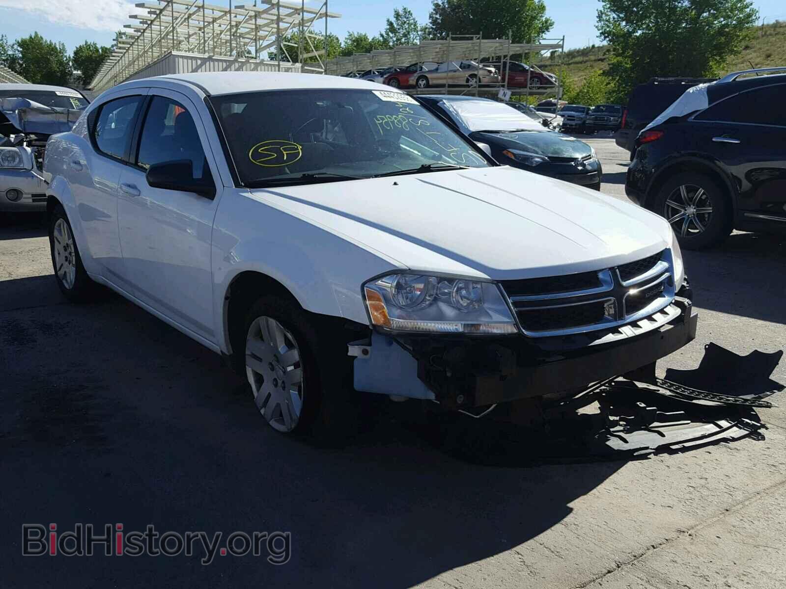Фотография 1C3CDZABXCN225544 - DODGE AVENGER 2012