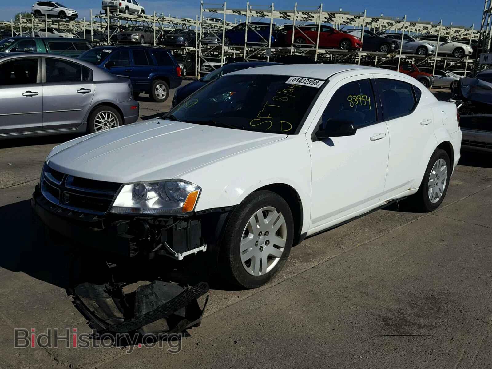 2012 DODGE AVENGER - VIN: 1C3CDZABXCN225544 - Фото 2