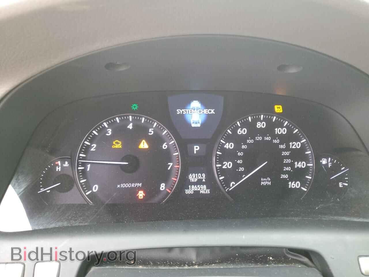 2008 LEXUS LS460 - VIN: JTHBL46F985063209 - Фото 9