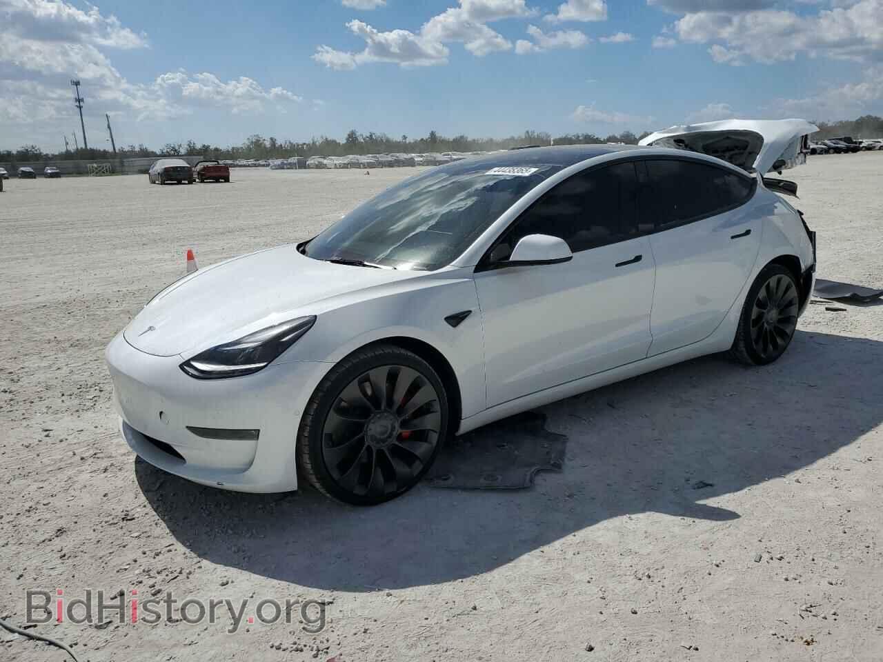 Photo 5YJ3E1EC0NF330558 - TESLA MODEL 3 2022