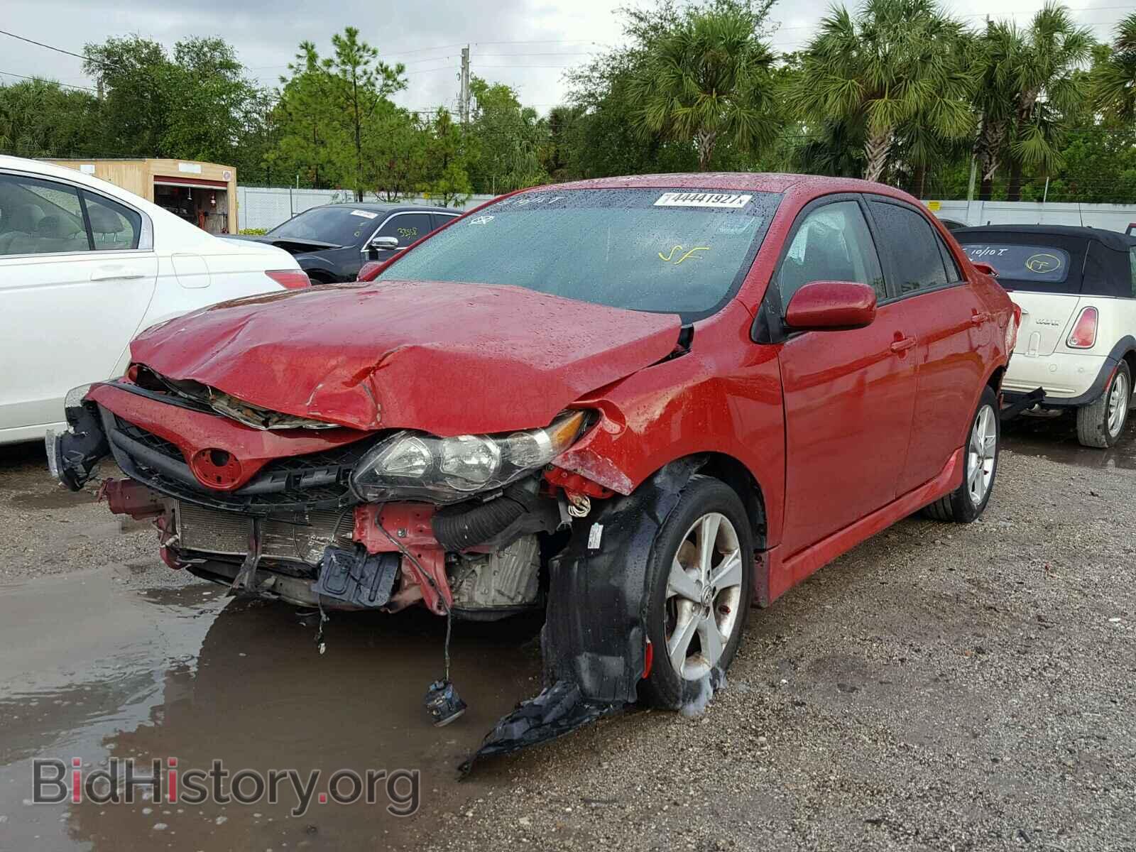 2011 TOYOTA COROLLA - VIN: 2T1BU4EEXBC619660 - Фото 2