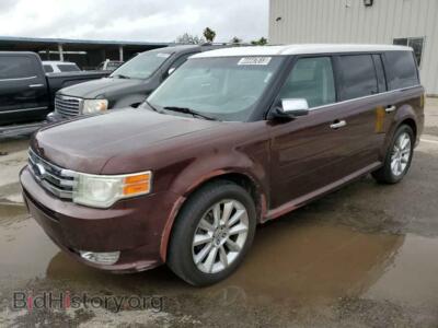 2010 Ford FLEX Flex Limit, burgundy — VIN 2FMGK5DC6ABD03287, Copart
