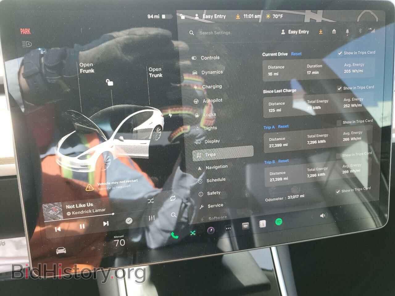2019 TESLA MODEL 3 - VIN: 5YJ3E1EB9KF512486 - Фото 9