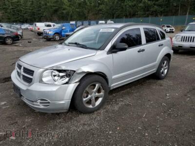 2007 Dodge CALIBER, silver — VIN 1B3HB28B37D549677, Copart