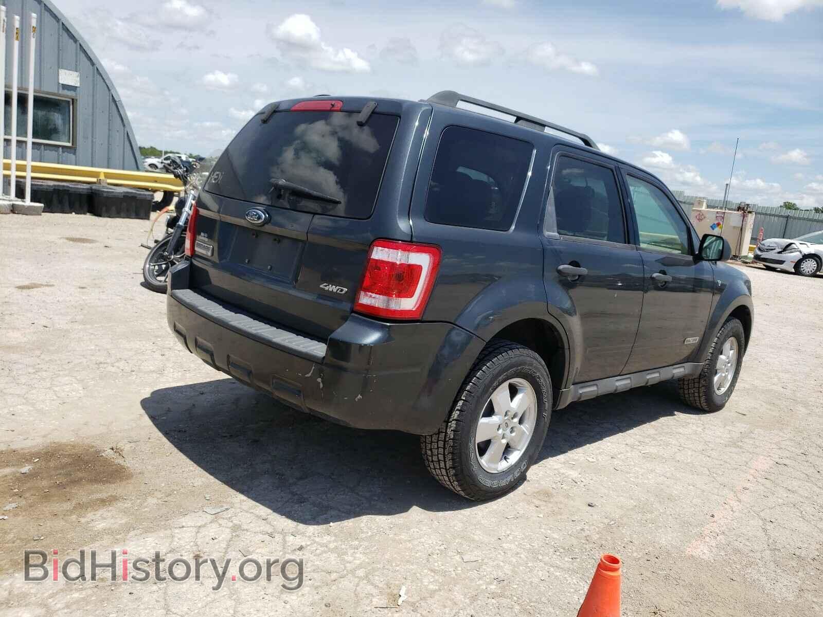 2008 FORD ESCAPE - VIN: 1FMCU93128KD83901 - Фото 4