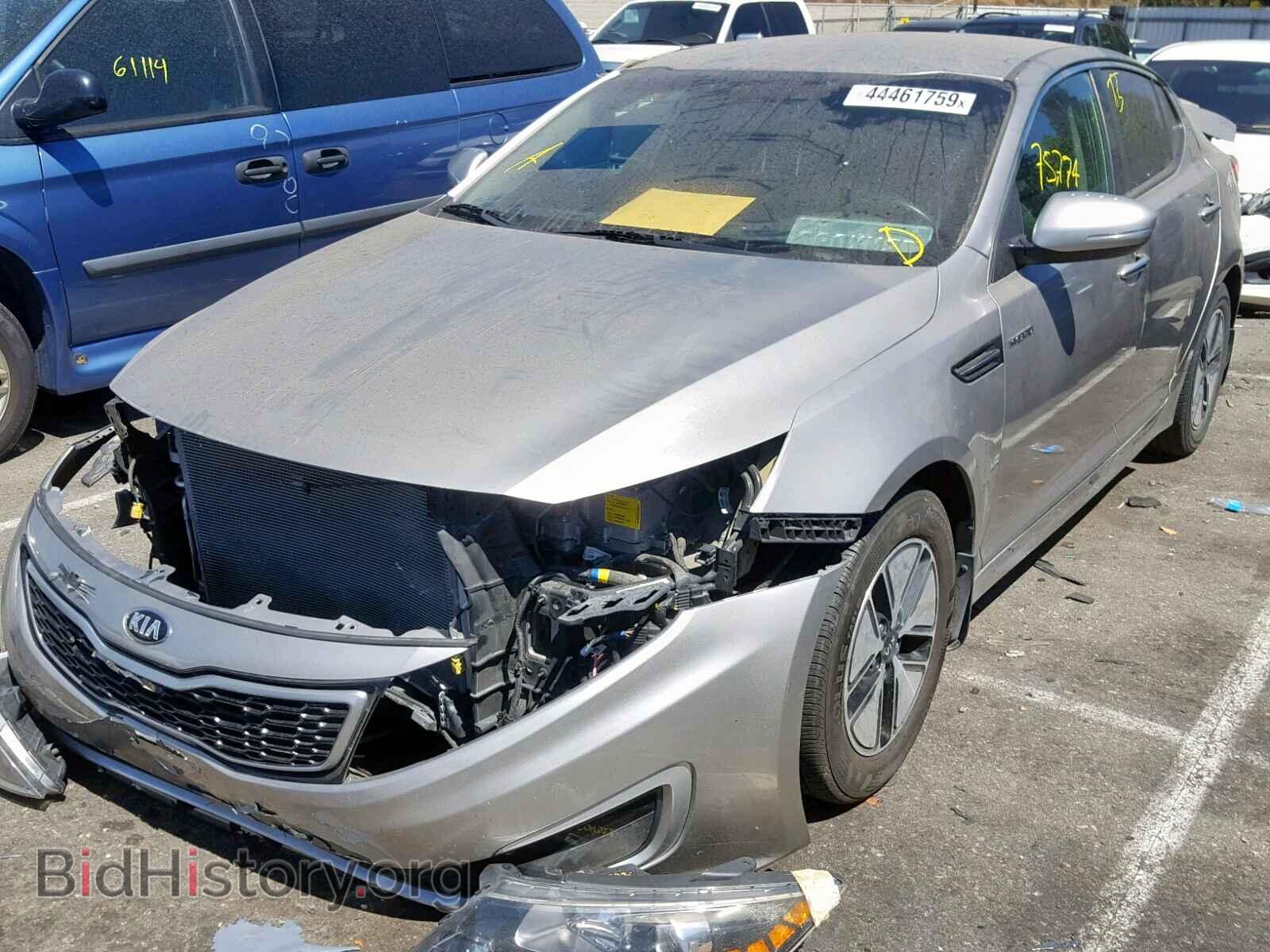 2013 KIA OPTIMA HYB - VIN: KNAGM4AD2D5047967 - Фото 2
