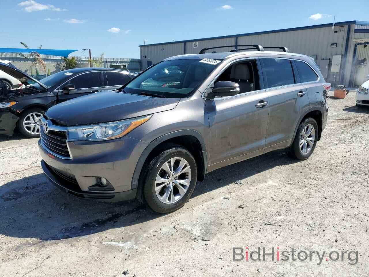 Photo 5TDJKRFH2FS137401 - TOYOTA HIGHLANDER 2015