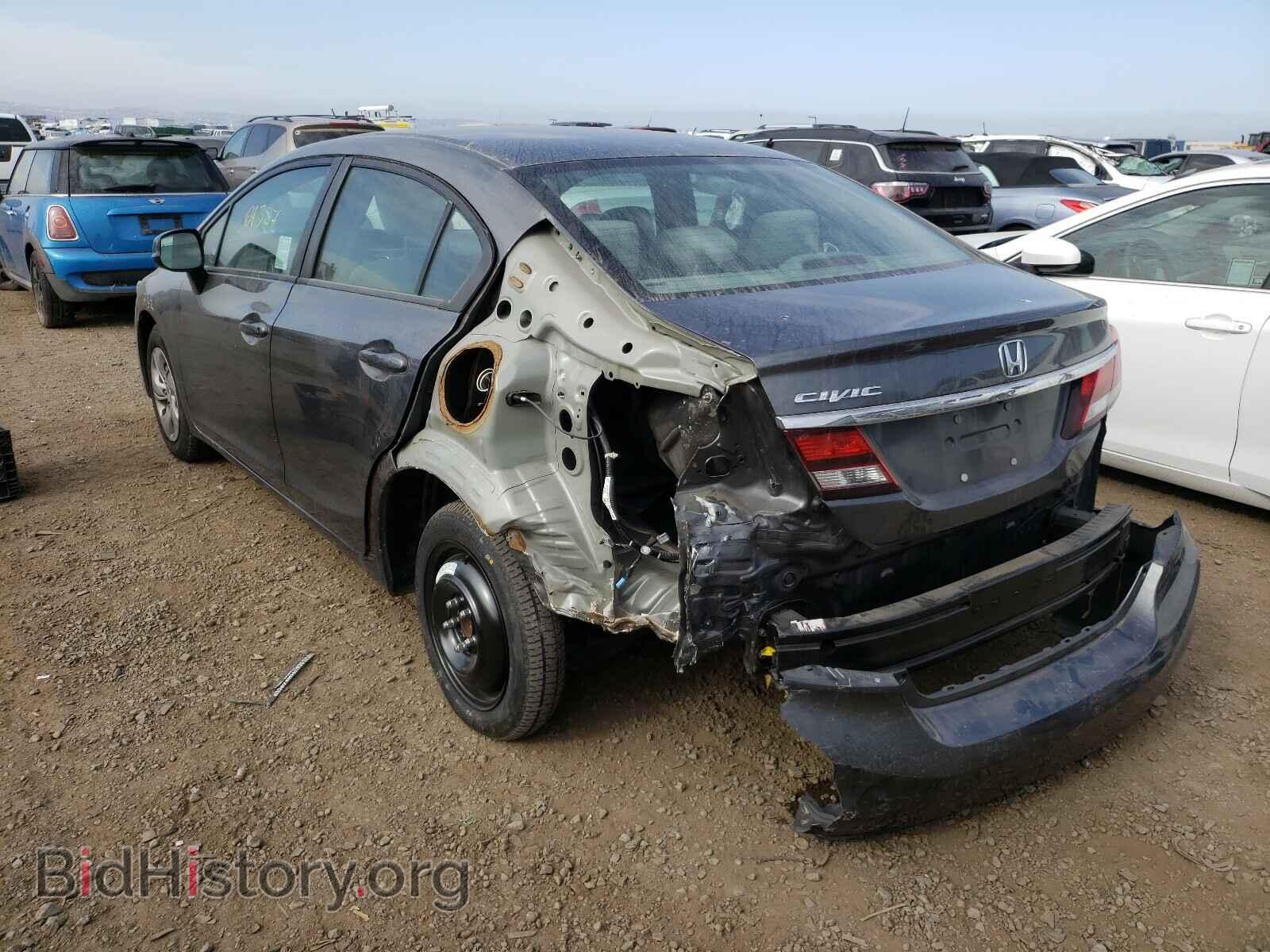 2013 HONDA CIVIC - VIN: 19XFB2F59DE265614 - Фото 3