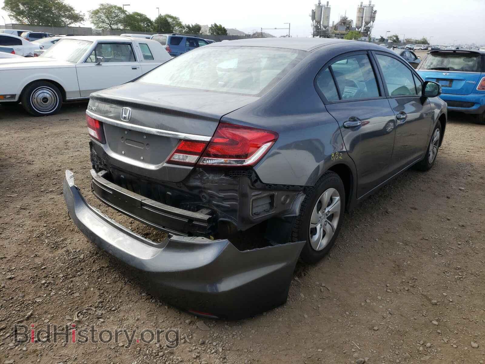 2013 HONDA CIVIC - VIN: 19XFB2F59DE265614 - Фото 4