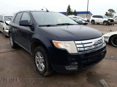 2008 Ford EDGE Edge SEL, синий — VIN 2FMDK38C68BA87808, Copart