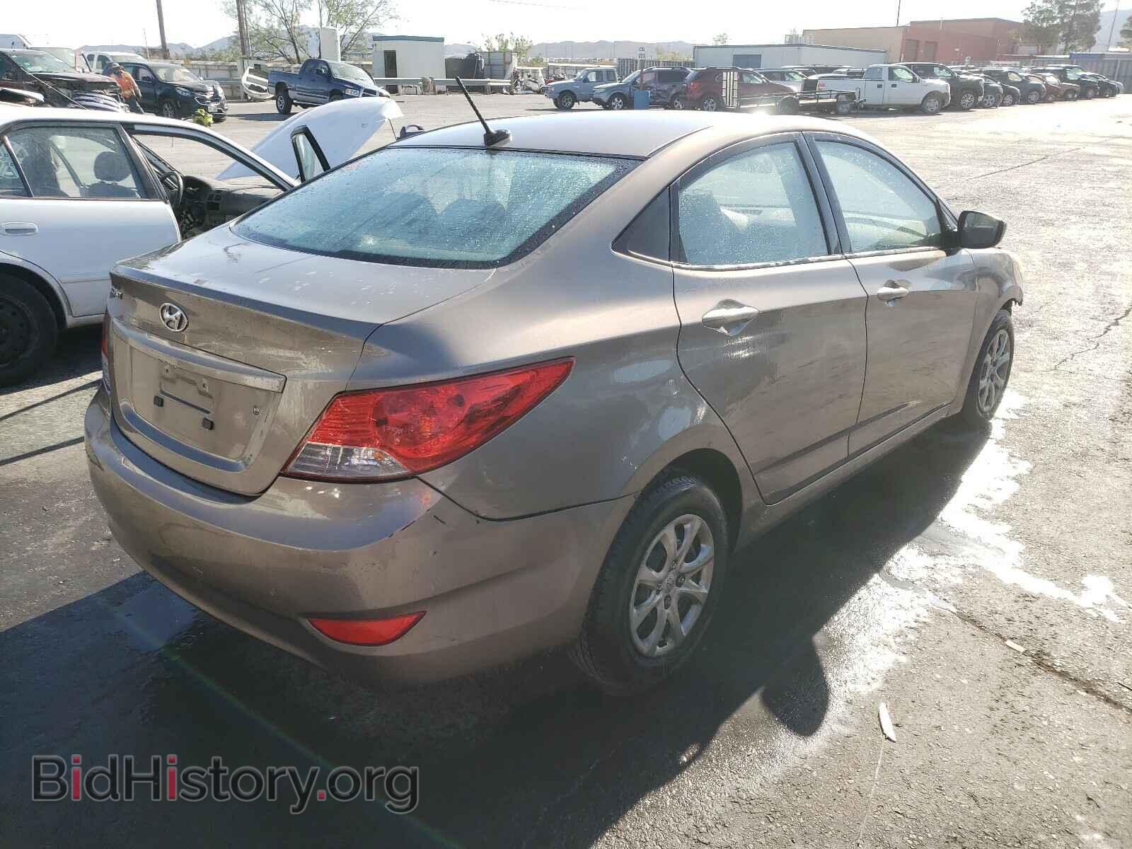 2013 HYUNDAI ACCENT - VIN: KMHCT4AE9DU557635 - Фото 4