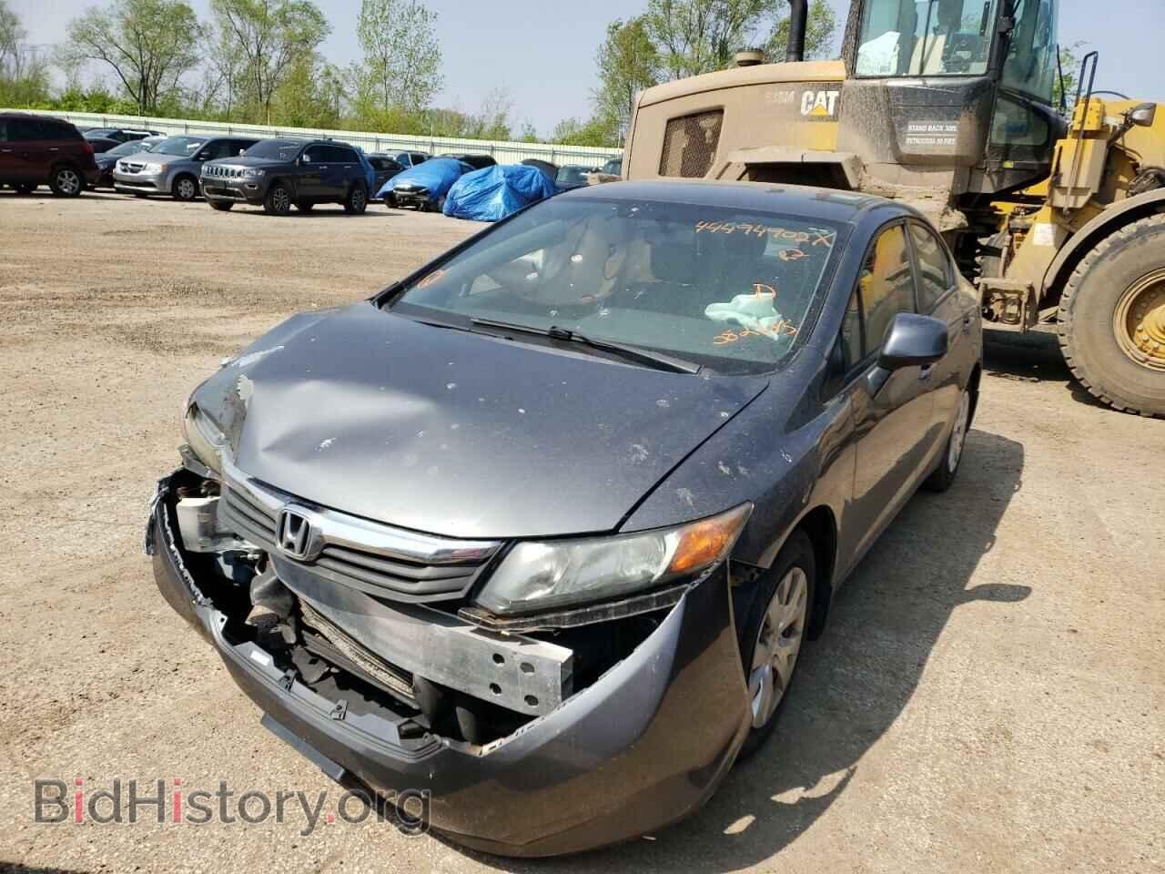 2012 HONDA CIVIC - VIN: 19XFB2F55CE082645 - Фото 2