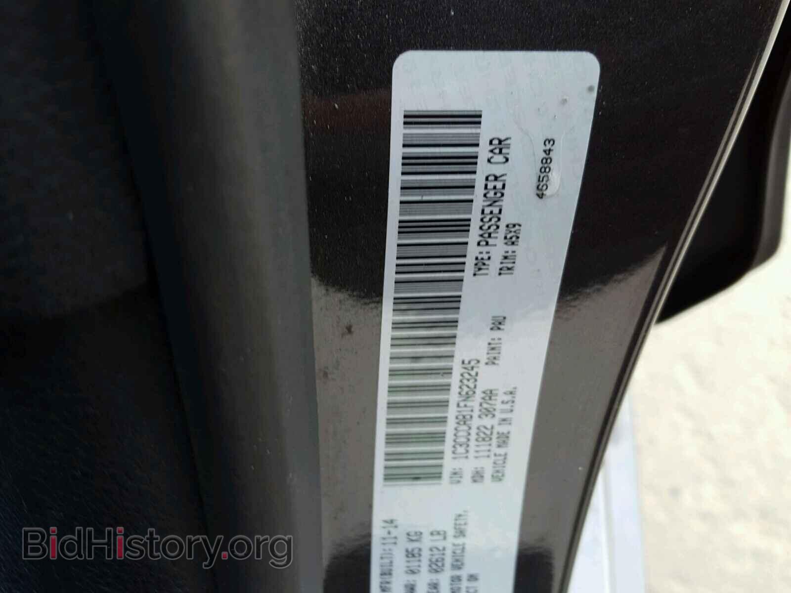 2015 CHRYSLER 200 - VIN: 1C3CCCAB1FN623245 - Photo 10