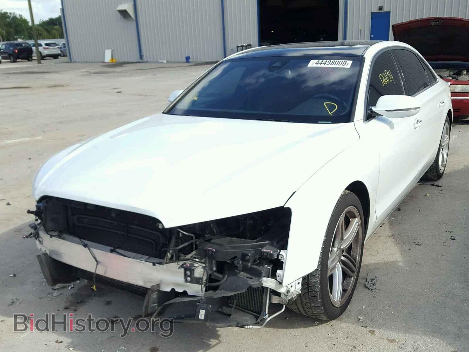 2013 AUDI A8 - VIN: WAURGAFD3DN030649 - Фото 2
