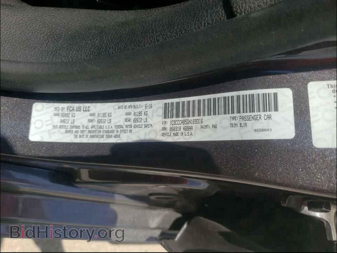 2016 CHRYSLER 200 - VIN: 1C3CCCAB5GN189316 - Photo 10